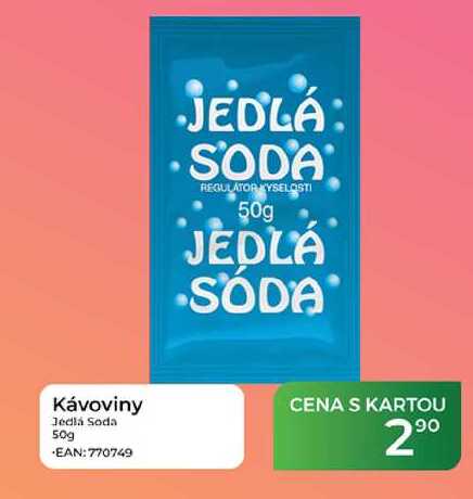 Kávoviny Jedlá Soda 50g