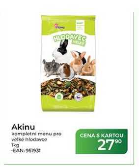 Akinu kompletní menu pro velké hlodavce 1kg