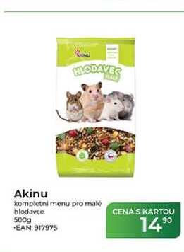 Akinu kompletní menu pro malé hlodavce 500g