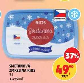 SMETANOVÁ ZMRZLINA RIOS, 1 l 