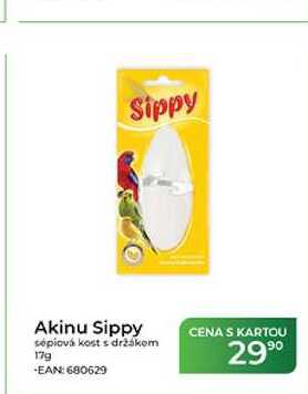 Akinu Sippy sépiová kost s držákem 17g