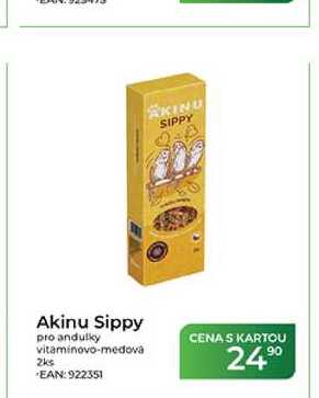 Akinu Sippy pro andulky vitaminovo-medová 2ks