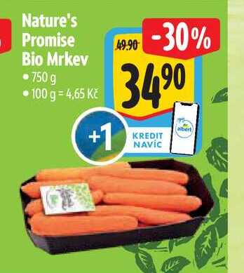 Nature's Promise Bio Mrkev, 750 g 