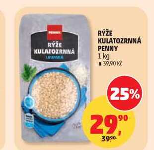 RÝŽE KULATOZRNNÁ PENNY, 1 kg 
