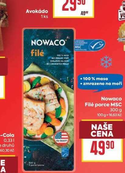 Nowaco Filé porce MSC 300 g