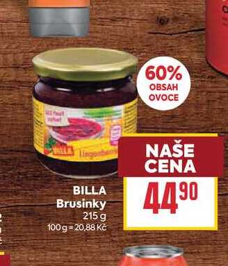 BILLA Brusinky 215g