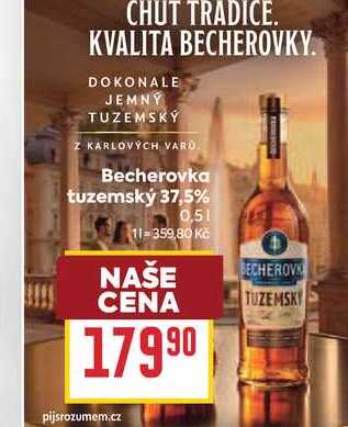 Becherovka tuzemský 37,5% 0,5l