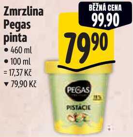 Zmrzlina Pegas pinta, 460 ml  
