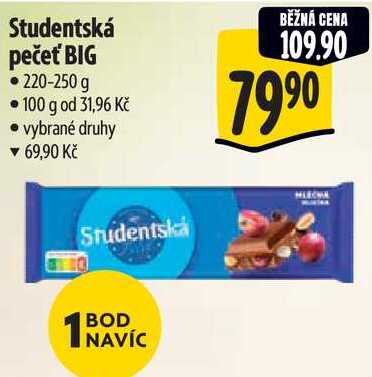 Studentská pečeť BIG, 220-250 g 