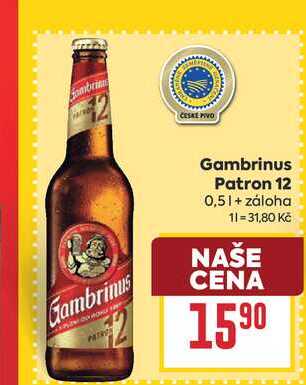 Gambrinus Patron 12 0,5l
