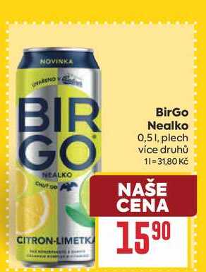 BirGo Nealko 0,51, plech