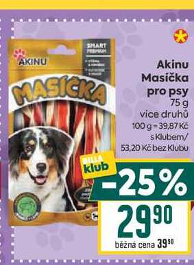 Akinu Masička pro psy 75 g 
