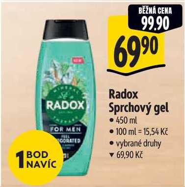 Radox Sprchový gel, 450 ml 