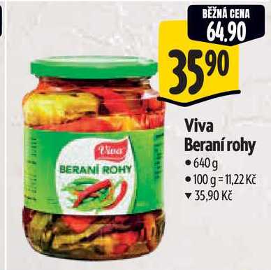 Viva Beraní rohy, 640 g