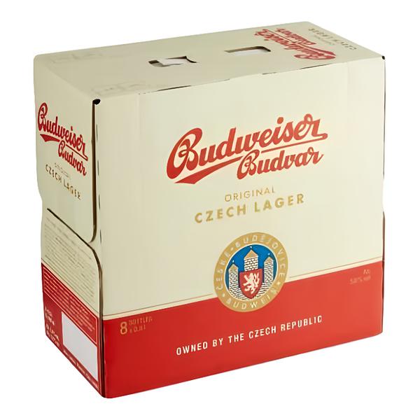 Budějovický Budvar Original světlý ležák, sklo 8x0,5l