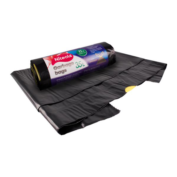 Niteola Extra pevné sáčky na odpad, zatahovací 35l