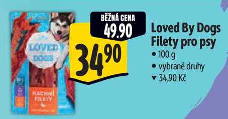 Loved By Dogs Filety pro psy, 100 g 