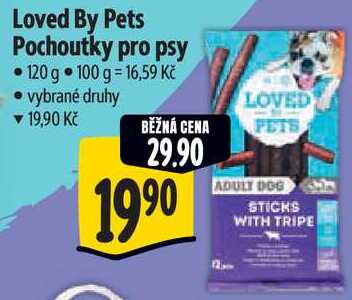 Loved By Pets Pochoutky pro psy, 120 g