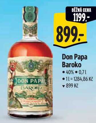 Don Papa Baroko, 0,7 l