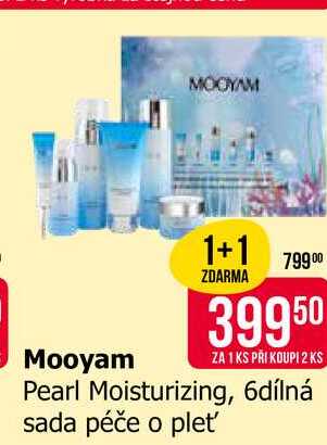 MOOYAM Pearl Moisturizing, 6dílná sada péče o pleť