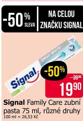 Signal Family Care zubní pasta 75 ml