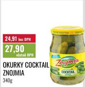 OKURKY COCKTAIL ZNOJMIA, 340g 