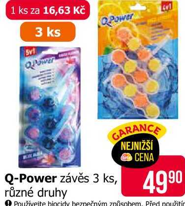 Q-Power závěs 3 ks