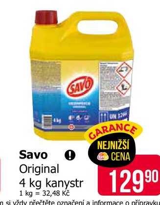 Savo Original 4 kg kanystr 