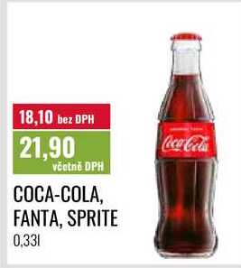 COCA-COLA, FANTA, SPRITE 0,331 