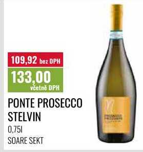 PONTE PROSECCO STELVIN 0,751 SOARE SEKT