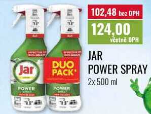 JAR POWER SPRAY 2x 500 ml  
