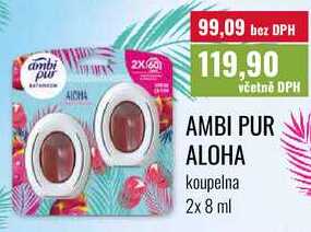 AMBI PUR ALOHA, koupelna 2x 8 ml  
