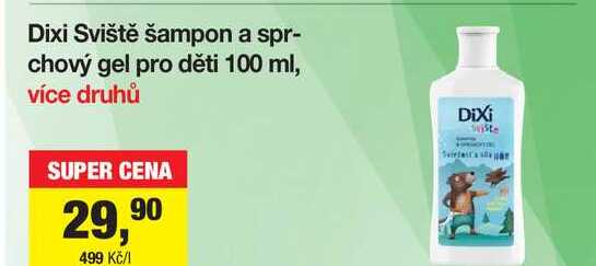 Dixi Sviště šampon a sprchový gel pro děti 100 ml