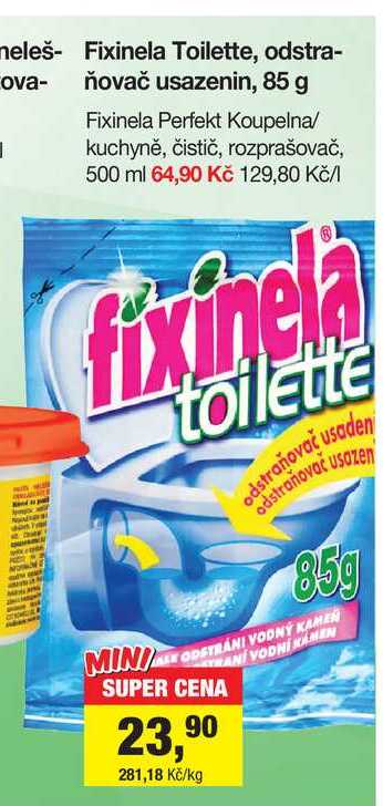Fixinela Toilette, odstraňovač usazenin, 85 g