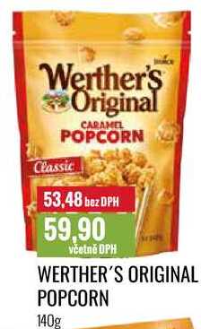 WERTHER'S ORIGINAL POPCORN 140g 