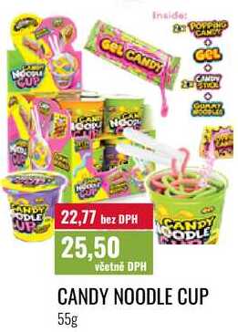 CANDY NOODLE CUP 55g 