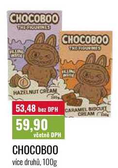CHOCOBOO více druhů, 100g