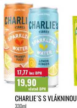 CHARLIE'S S VLÁKNINOU 330ml  