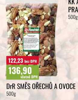 DrR SMĚS OŘECHŮ A OVOCE 500g