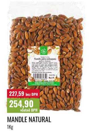 MANDLE NATURAL 1Kg  