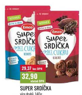 SUPER SRDÍČKA více druhů 140g 