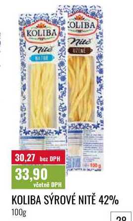 KOLIBA SÝROVÉ NITĚ 42% 100g 
