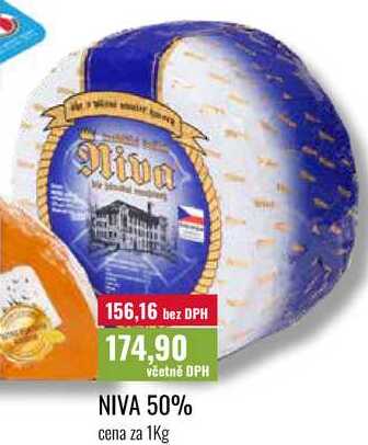 NIVA 50% cena za 1Kg