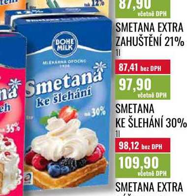 SMETANA KE ŠLEHÁNÍ 30% 1l