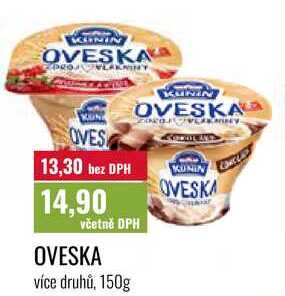 OVESKA více druhů, 150g