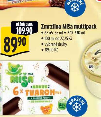   Zmrzlina Míša  6x45-55 ml