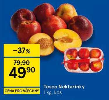 Tesco Nektarinky, 1 kg, koš