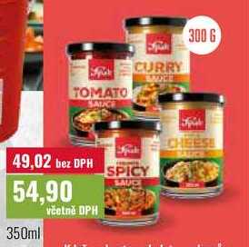 Spak omáčky, různé druhy 350ml 