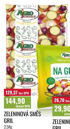 ZELENINOVÁ SMĚS GRIL 450g /2,5Kg