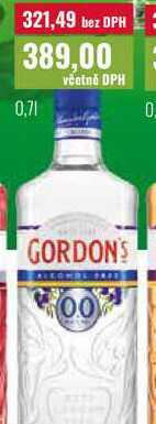 GORDON'S FREE 0,7l